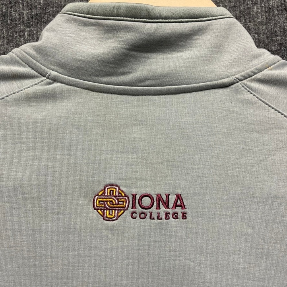 NWT Fairway & Greene Mens The Valley Full Zip Vest Shadow Grey XL Iona College - Picture 9 of 10
